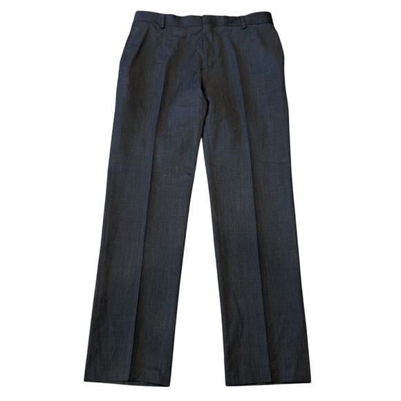 Banana Republic Men's Tailored Slim Fit Trousers Dark Charcoal Size 33x32 - Picture 1 of 8